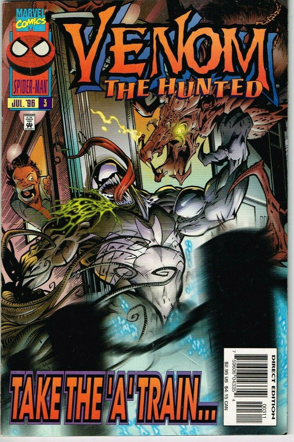 Venom: The Hunted #3 (1996) - 7.5 VF- *Xenophage Conclusion*