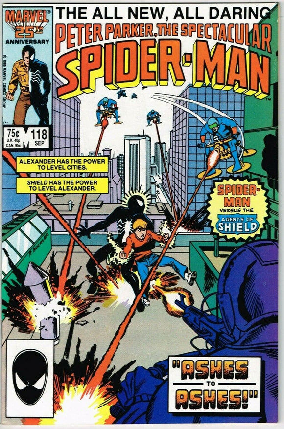 Spectacular Spider-Man #118 (1976) - 9.2 NM- *Classic Story/Great Mike Zeck Art*