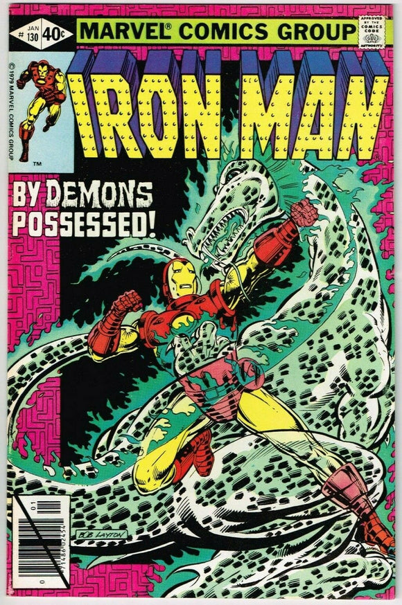 Iron Man #130 (1968) - 9.2 NM- *The Digital Devil*