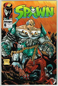 Spawn #6 (1992) - 9.2 NM- *1st Appearance Overkill*