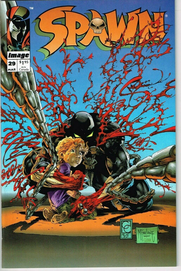 Spawn #29 (1992) - 9.4 NM *Father/Child Abuse Story*