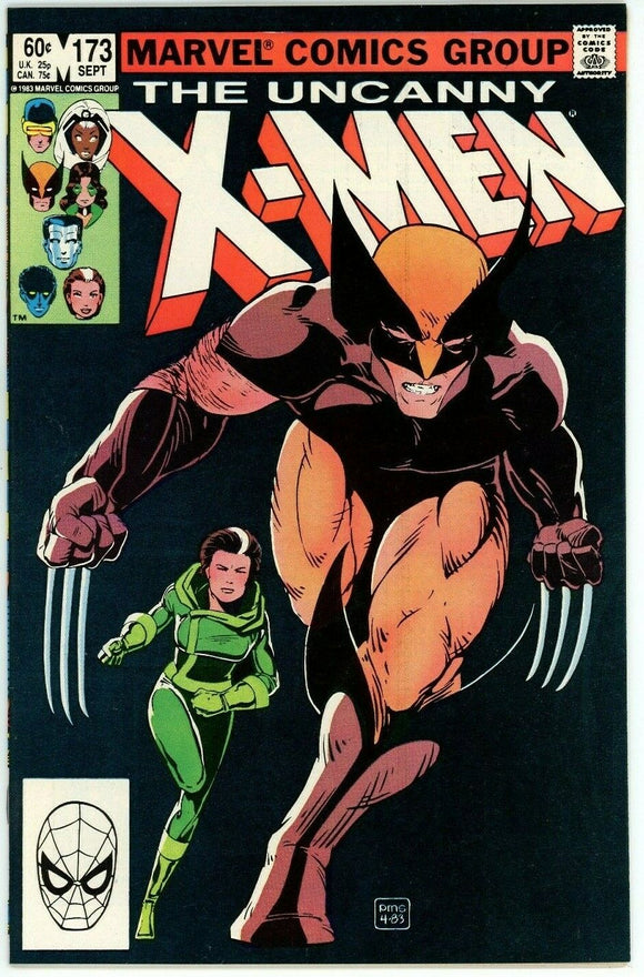 Uncanny X-Men #173 (1963) - 9.2 NM- *Great Wolverine Cover/1st Storm Mohawk*