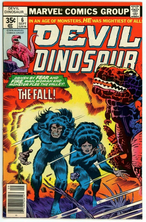 Devil Dinosaur #6 (1970) - 8.0 VF *1st Appearance Eev*