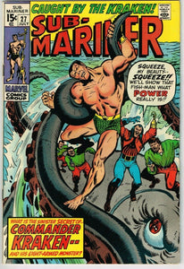 Sub-Mariner #27 (1968) - 7.0 FN/VF *The Sea That Time Forgot*