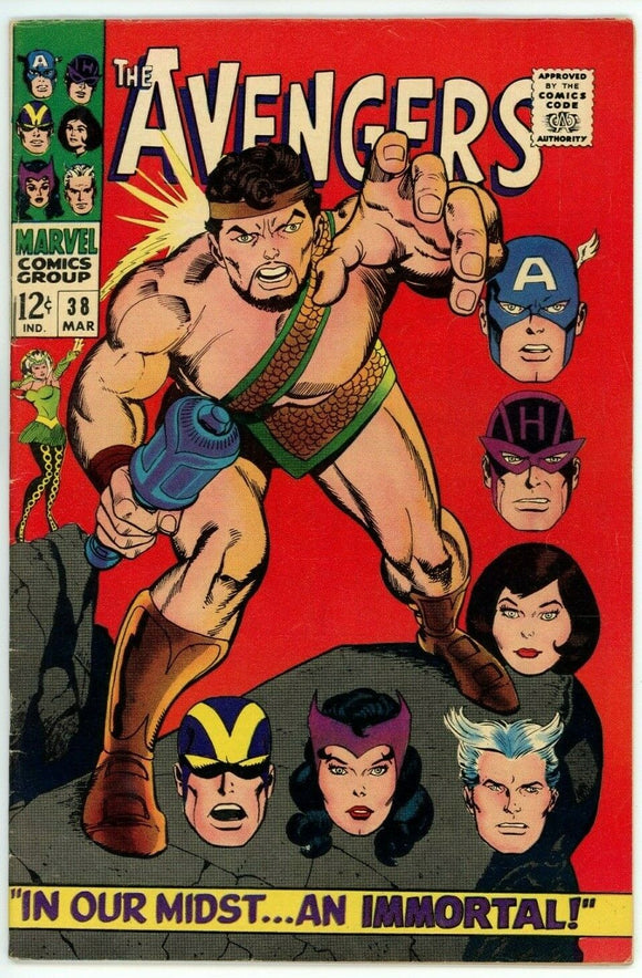 Avengers #38 (1963) - 6.5 FN+ *Hercules Cover* Nice Gloss