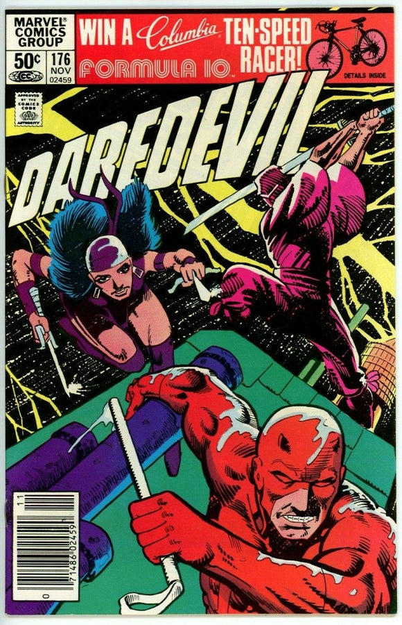 Daredevil #176 (1964) - 9.2 NM- *1st Appearance Stick* Newsstand