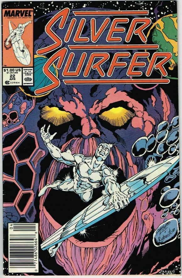 Silver Surfer #22 (1987) - 7.0 FN/VF *Monsters From The Ego*