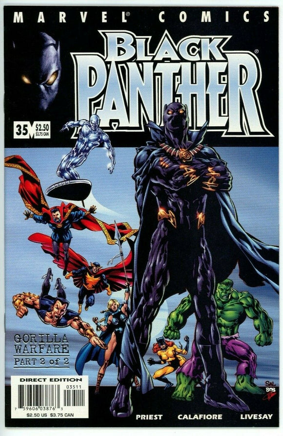 Black Panther #35 (1998) - 9.2 NM- *Gorlilla Warfare/Defenders*