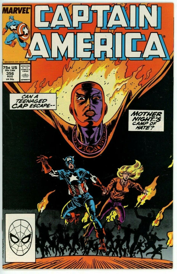 Captain America #356 (1968) - 9.2 NM- *Camptown Rages*