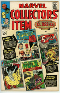 Marvel Collectors Item Classics #4 (1966) - 7.0 FN/VF *FF #7/Hulk #4 Reprints*