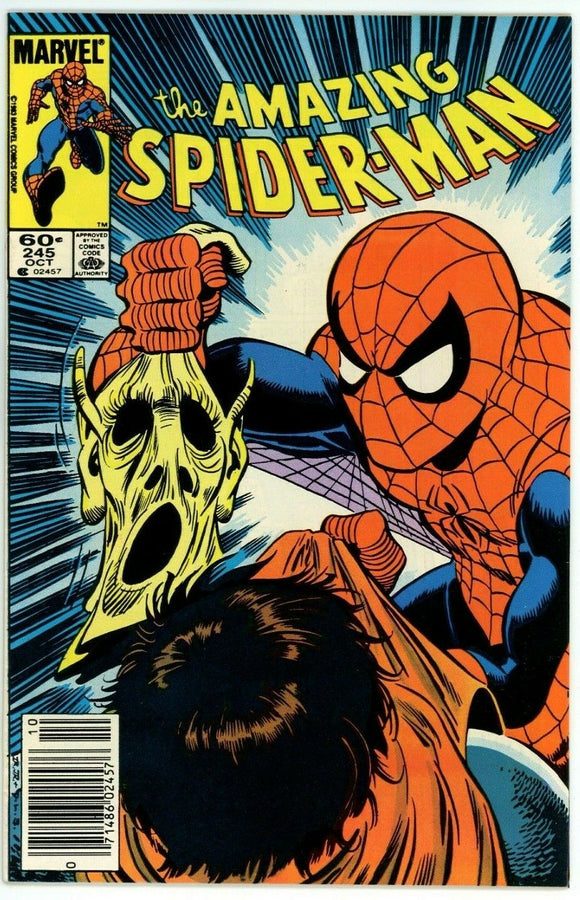 Amazing Spider Man #245 (1963) - 9.0 VF/NM *Great Hobgoblin Cover* Newsstand