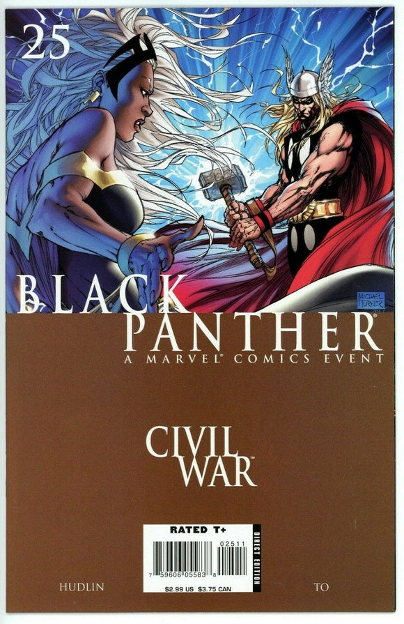 Black Panther #25 (2005) - 9.2 NM- *Foreign Affairs/Civil War*