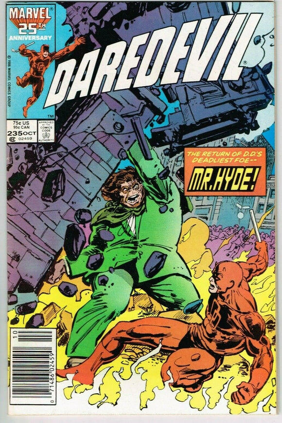 Daredevil #235 (1964) - 8.5 VF+ *A Safe Place/Ditko Art* Newsstand