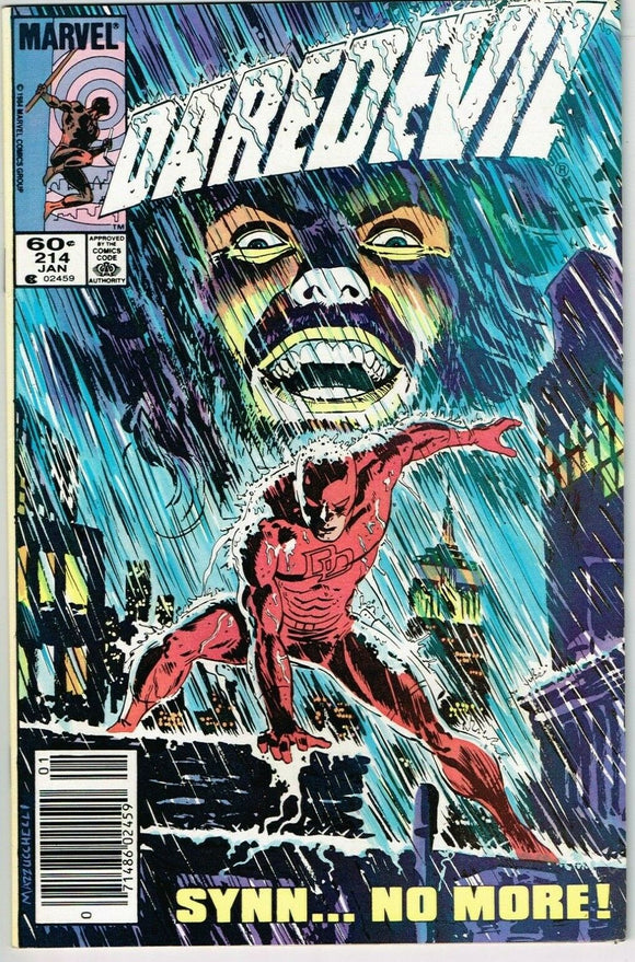 Daredevil #214 (1964) - 8.0 VF *Great Mazzuchelli Cover* Newsstand