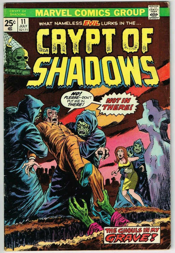 Crypt of Shadows #11 (1973) - 5.5 FN- *Ghouls in the Graveyard*