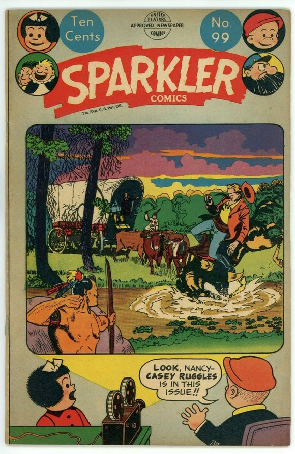 Sparkler Comics #99 (1941) - 7.0 FN/VF *Nancy & Sluggo/ Capt & the Kids*