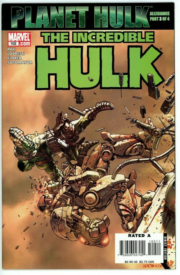 Incredible Hulk #102 (1999) - 8.5 VF+ *Planet Hulk: Allegiance* 576