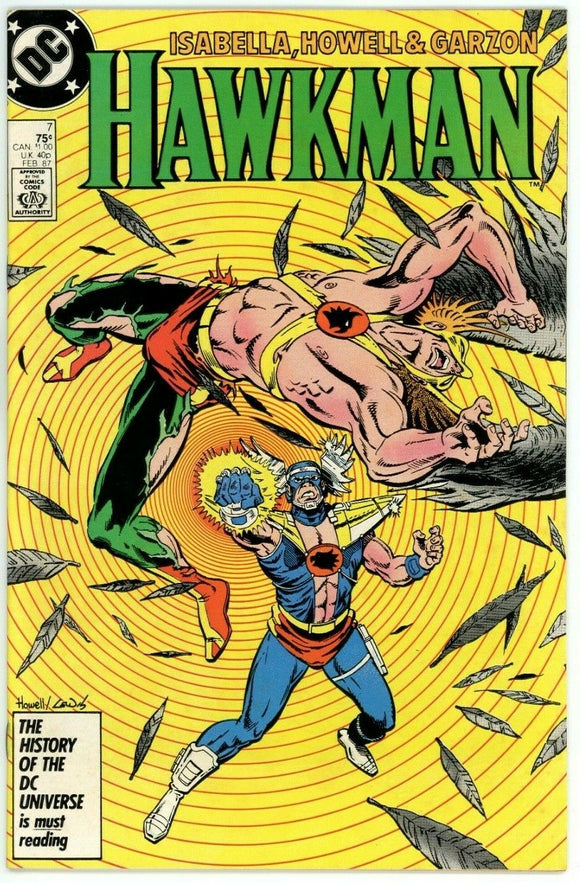 Hawkman #7 (1986) - 8.0 VF *Honor: A Tale of Madness*