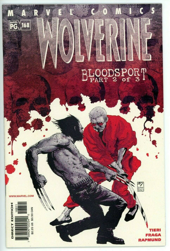 Wolverine #168 (1988) - 9.6 NM+ *Blood Sport*