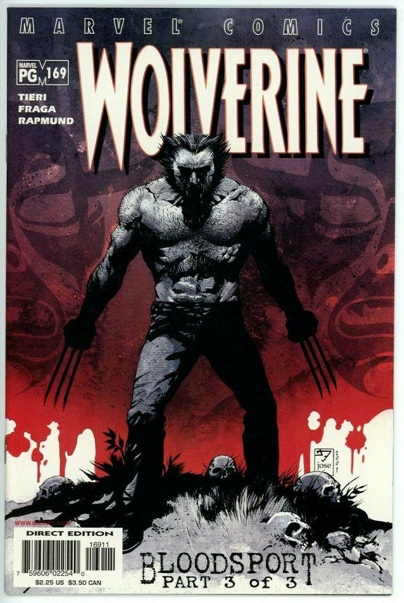 Wolverine #169 (1988) - 9.6 NM+ *Blood Sport*