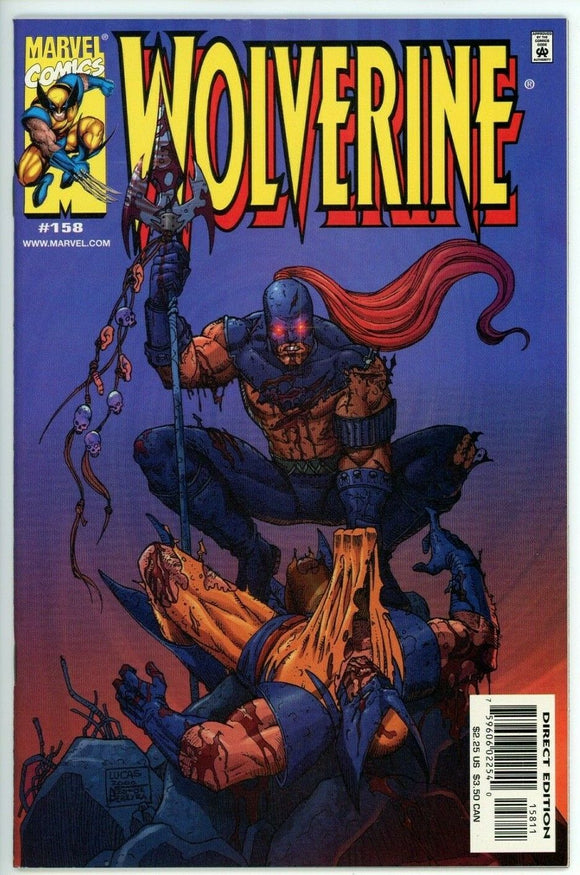 Wolverine #158 (1988) - 9.0 VF/NM *Zaran/Manhunt*