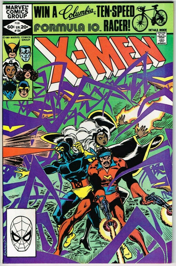 Uncanny X-Men #154 (1963) - 9.2 NM- *Reunion/Starjammers*