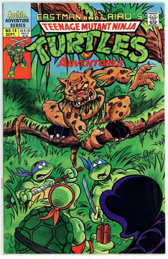 Teenage Mutant Ninja Turtles Adventures #14 (1989) - 9.0 VF/NM *Jagwar*