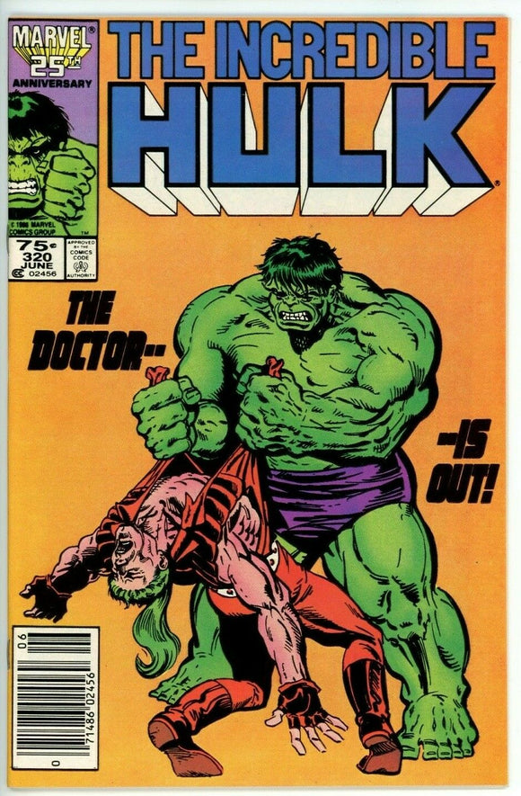 Incredible Hulk #320 (1962) - 9.2 NM- *Honeymoon is Over* Newsstand