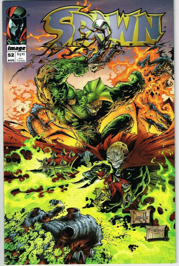 Spawn #52 (1992) - 9.2 NM- *Savage Dragon/Messiah*