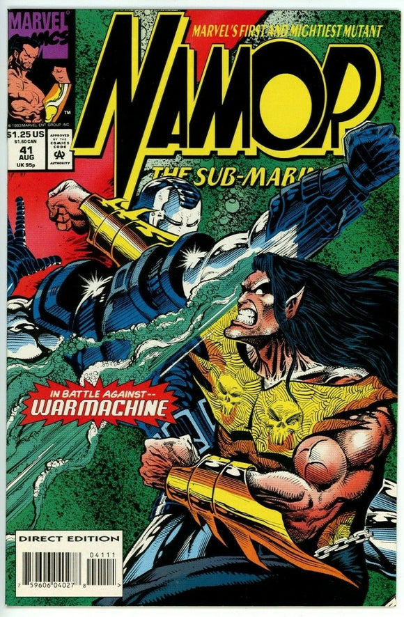 Namor the Sub-Mariner #41 (1990) - 9.6-9.8 NM+ *Hearts and Armor*