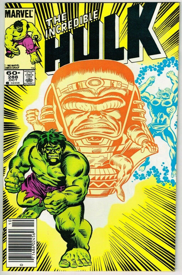 Incredible Hulk #288 (1962) - 8.0 VF *Abomination/MODOK* Newsstand