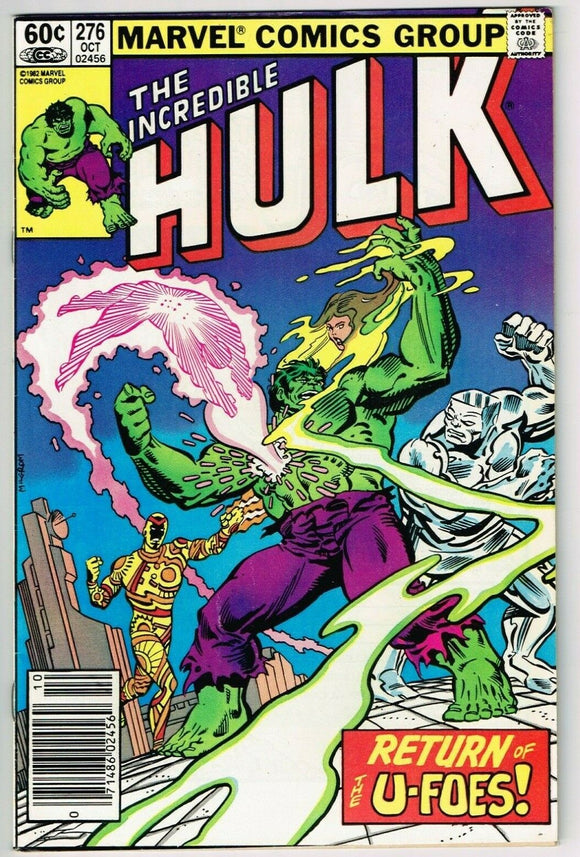 Incredible Hulk #276 (1962) - 7.0 FN/VF *The Return of the U-Foes*