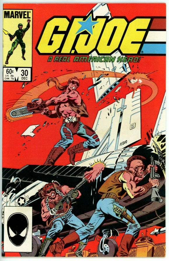 G.I. Joe #30 (1982) - 8.5 VF+ *Darkness/1st Print*