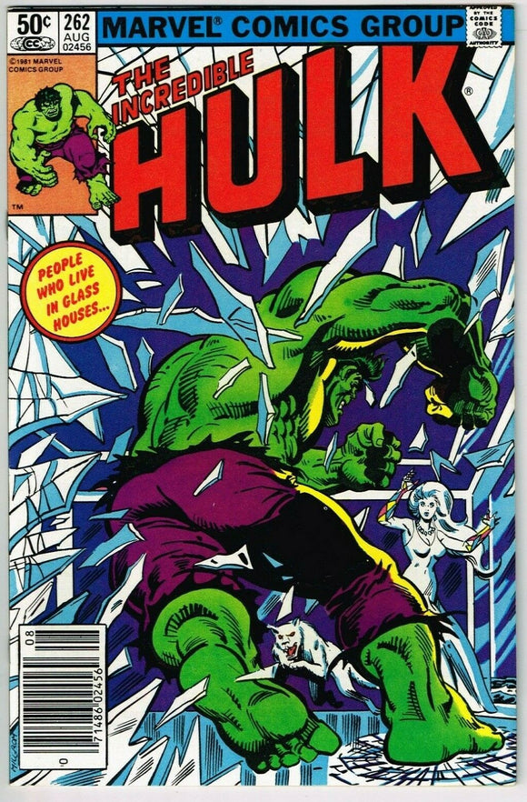 Incredible Hulk #262 (1962) 9.0 VF/NM People in Glass Houses Shouldn't Hurt Hulk