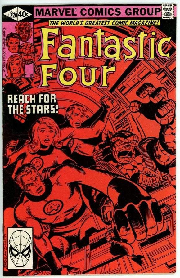 Fantastic Four #220 (1962) - 8.0 VF *1st Byrne Script on FF*