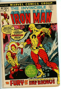 Iron Man #48 (1968) - 4.0 VG *The Fury and the Inferno*