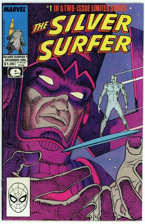 Silver Surfer #1 (1988) - 9.4 NM *Stan Lee & Moebius* Great Cover