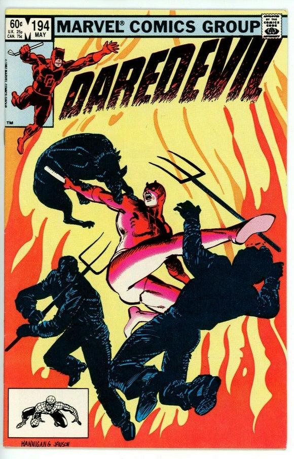 Daredevil #194 (1964) - 7.0 FN/VF *Judgement/Cool Cover*