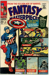 Fantasy Masterpieces #5 (1966) - 8.0 VF *Kirby Cover/Capt America #5 Reprint*