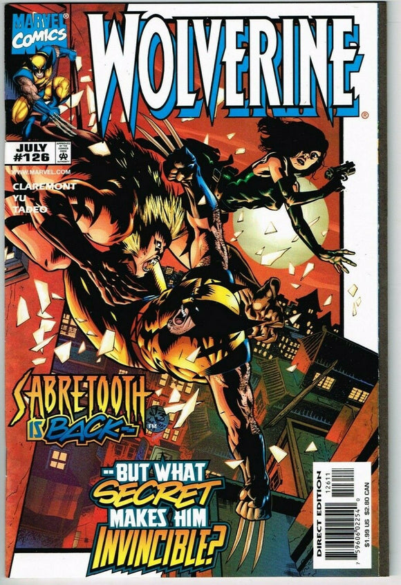 Wolverine #126 (1988) - 9.4 NM *Blood Wedding/Sabretooth*