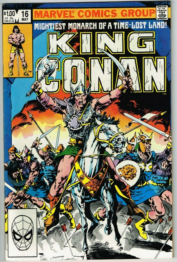 Conan the King #16 (1980) - 9.0 VF/NM *Blood of Aquilonia*