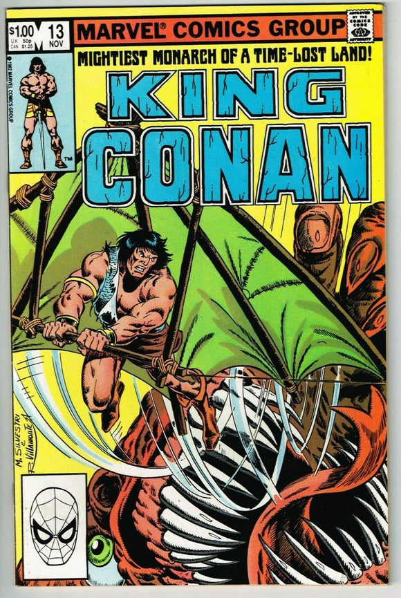 Conan the King #13 (1980) - 9.0 VF/NM *Circle of Sorcery*