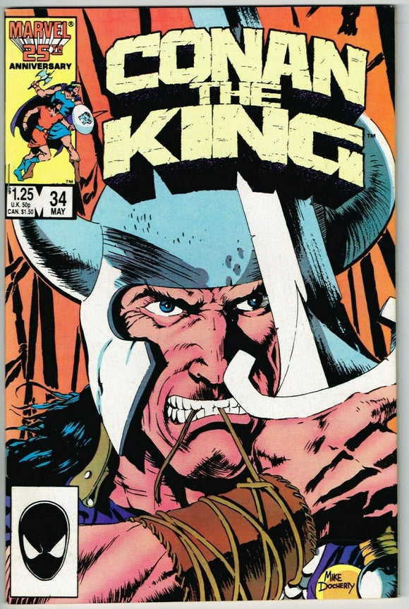 Conan the King #34 (1980) - 9.2 NM- *Harvest of Death*