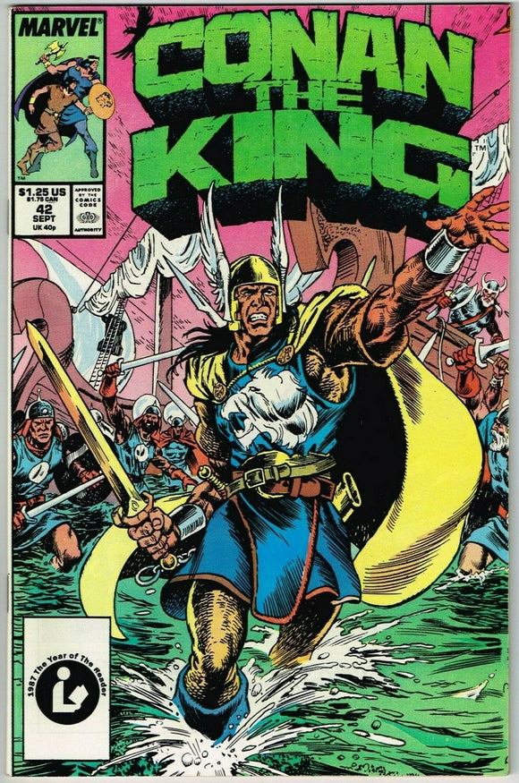 Conan the King #42 (1980) - 9.2 NM- *The Armada*