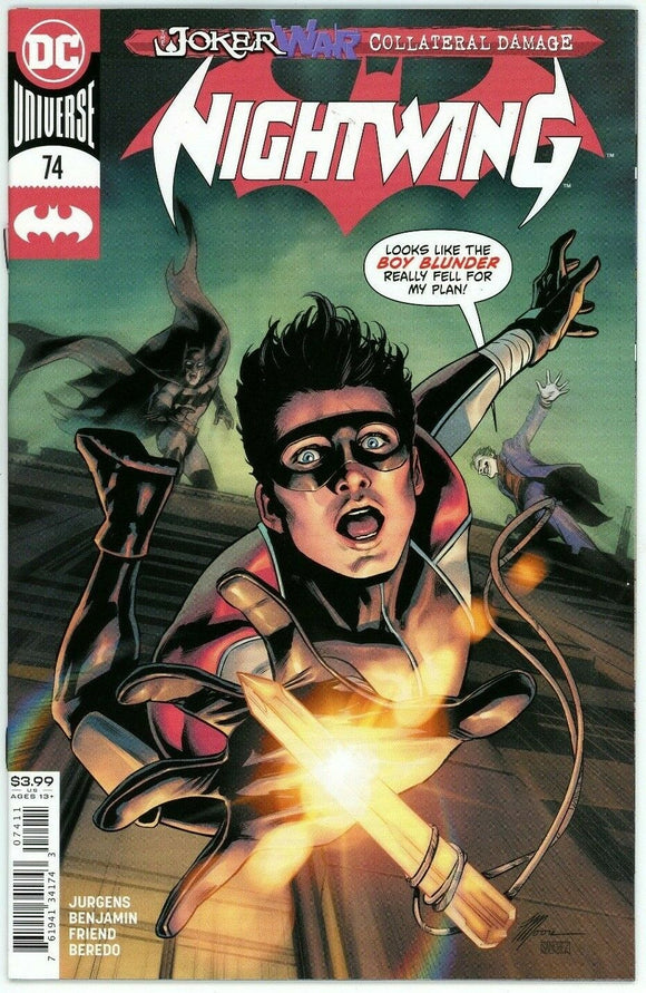 Nightwing #74 (2016) - 9.4 NM *Joker War*