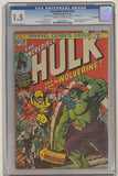 Incredible Hulk #181 (1962) - CGC 1.5 FR/GD *1st Full App Wolverine*