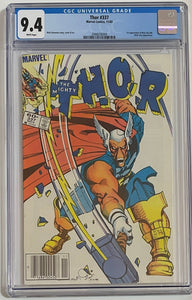 Thor #337 (1962) - CGC 9.4 NM *1st Appearance Beta Ray Bill* Newsstand