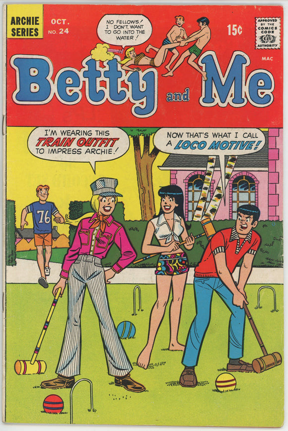 Betty and Me #24 (1965) - 4.0 VG *Beach or Bust* Archie