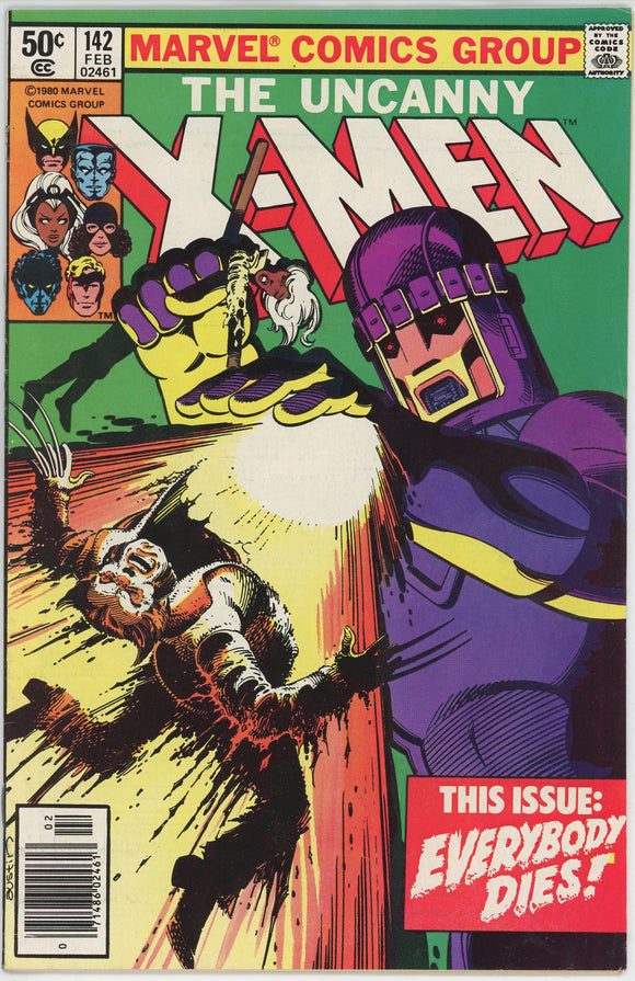 Uncanny X-Men #142 (1963) - 8.5 VF+ *Days of Future Past* Newsstand