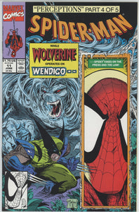 Spider-Man #11 (1990) - 9.0 VF/NM *Wolverine/Wendigo*